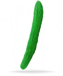 The Cucumber - 10 Speed Vibrating Veggie - Uppladdningsbar grön vibrator i form av gurka